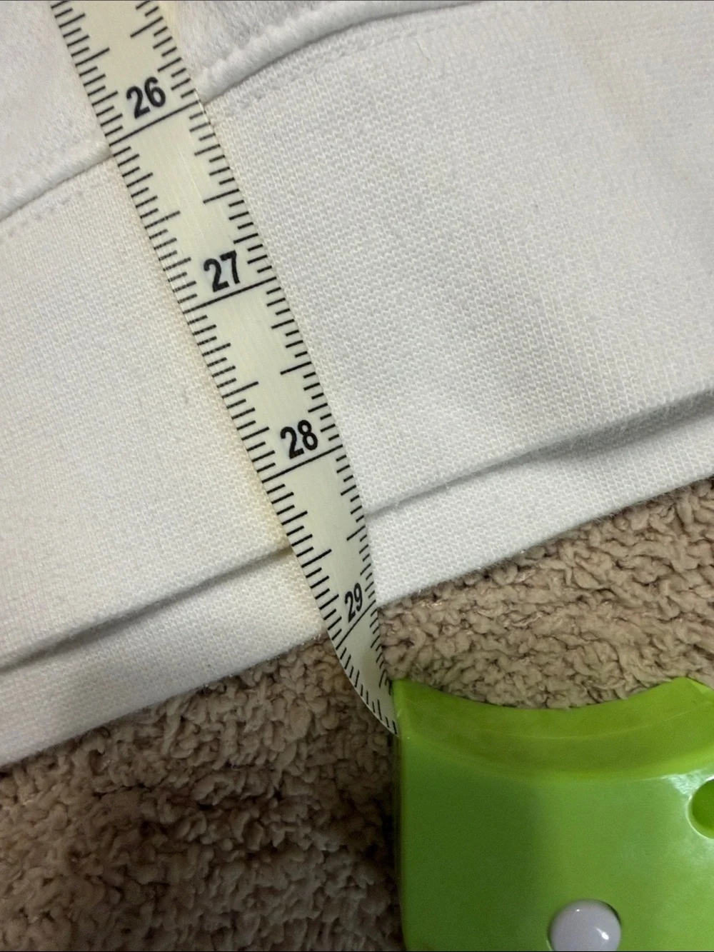 Nike Crewneck Sweatshirt in White with Black Swoosh - Picture 6 of 6